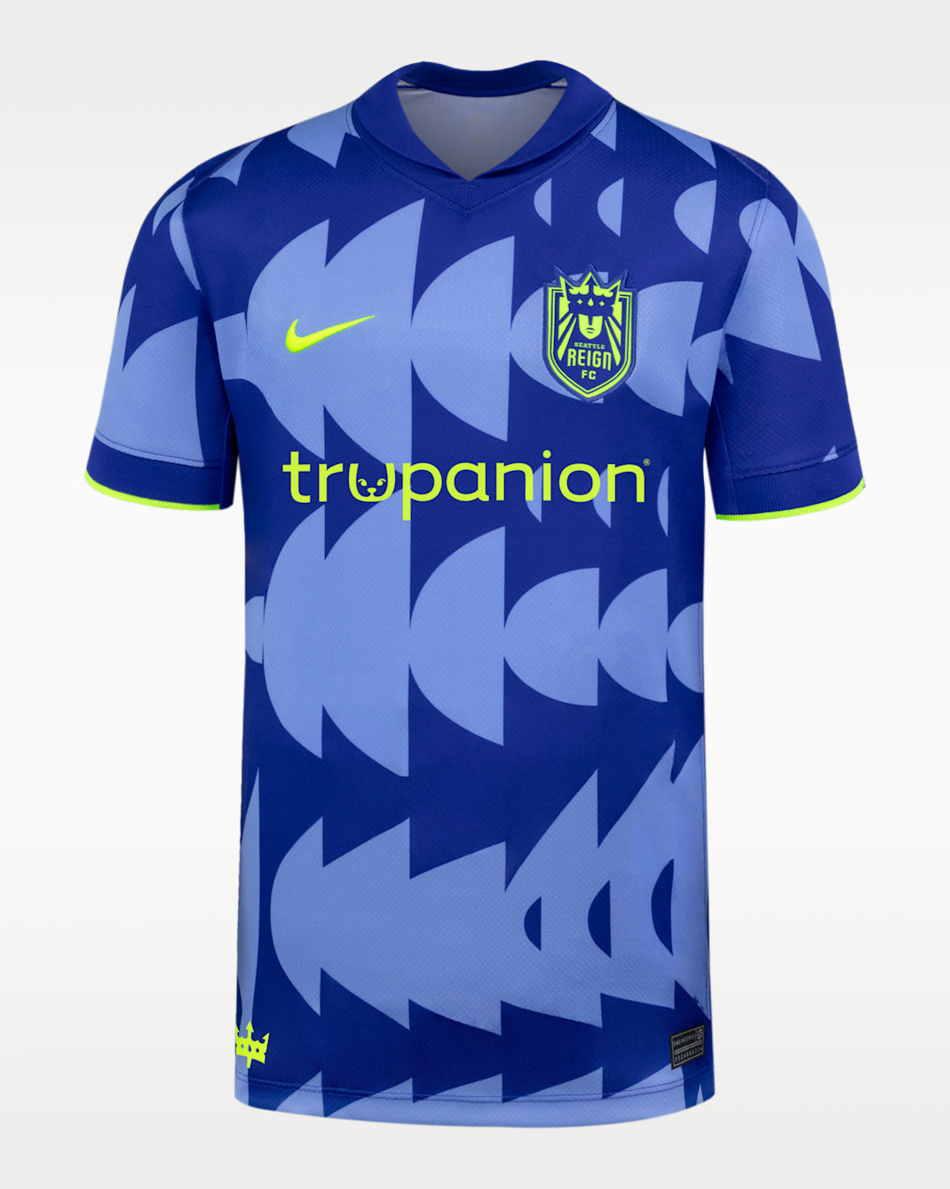 Seattle Reign FC Stadium Away Big Kids' Nike Dri-FIT NWSL Replica Jersey - Royal Pulse