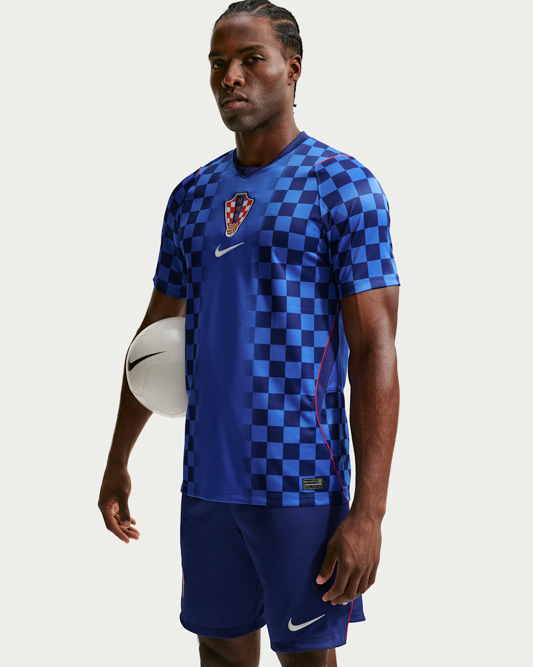 Croatia Men's Nike Dri-FIT Football Replica Shirt - Deep Royal Blue/Hyper Royal/White