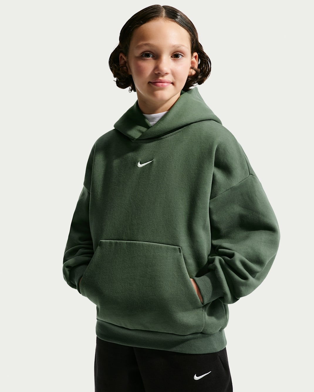 Nike Solo Swoosh Big Kids' Fleece Pullover Hoodie