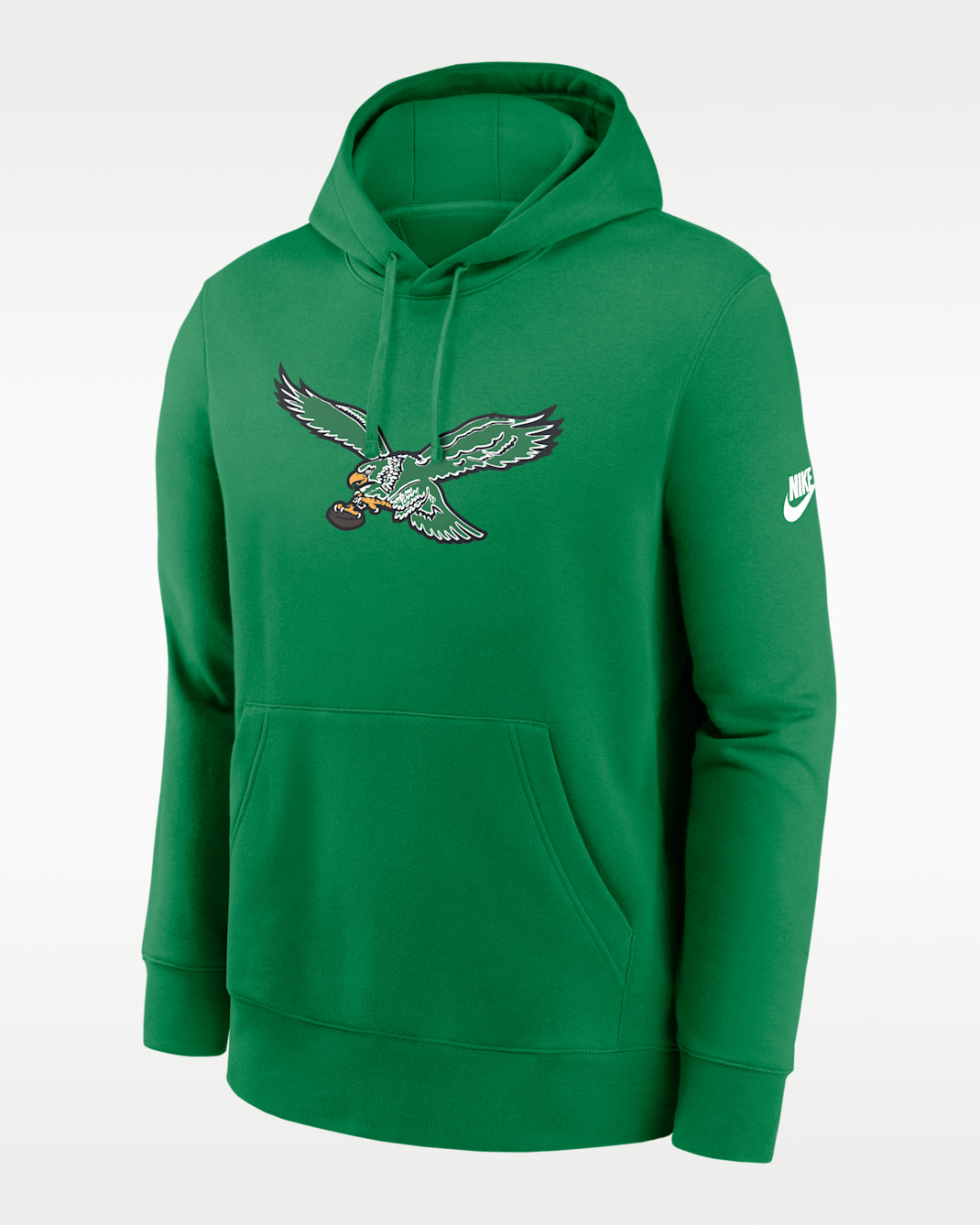 Sudadera con gorro sin cierre Nike de la NFL para hombre Philadelphia Eagles Club Logo - Verde pino