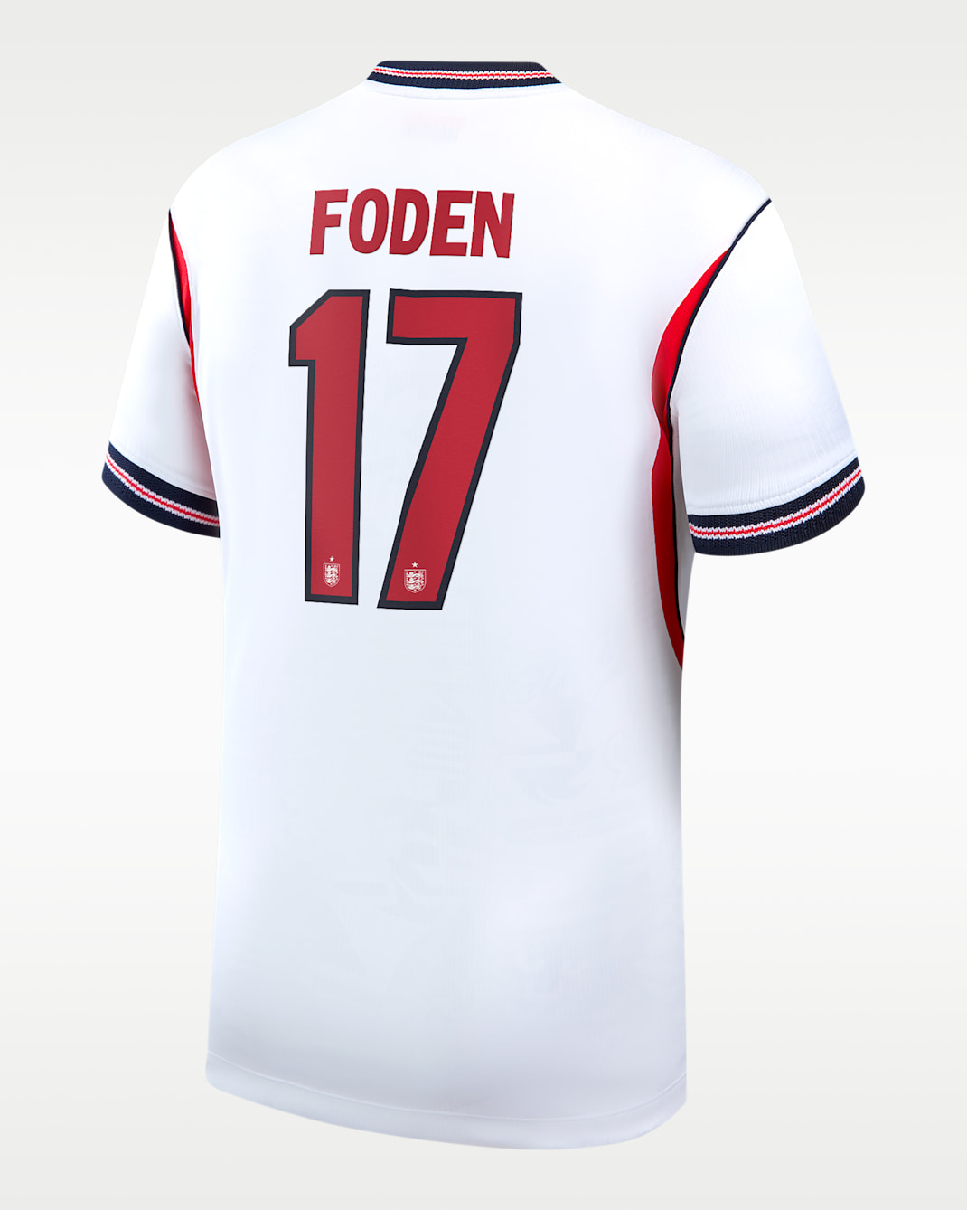 Phil Foden England National Team 2026 Stadium Home Men's Nike Dri-FIT Soccer Jersey - White