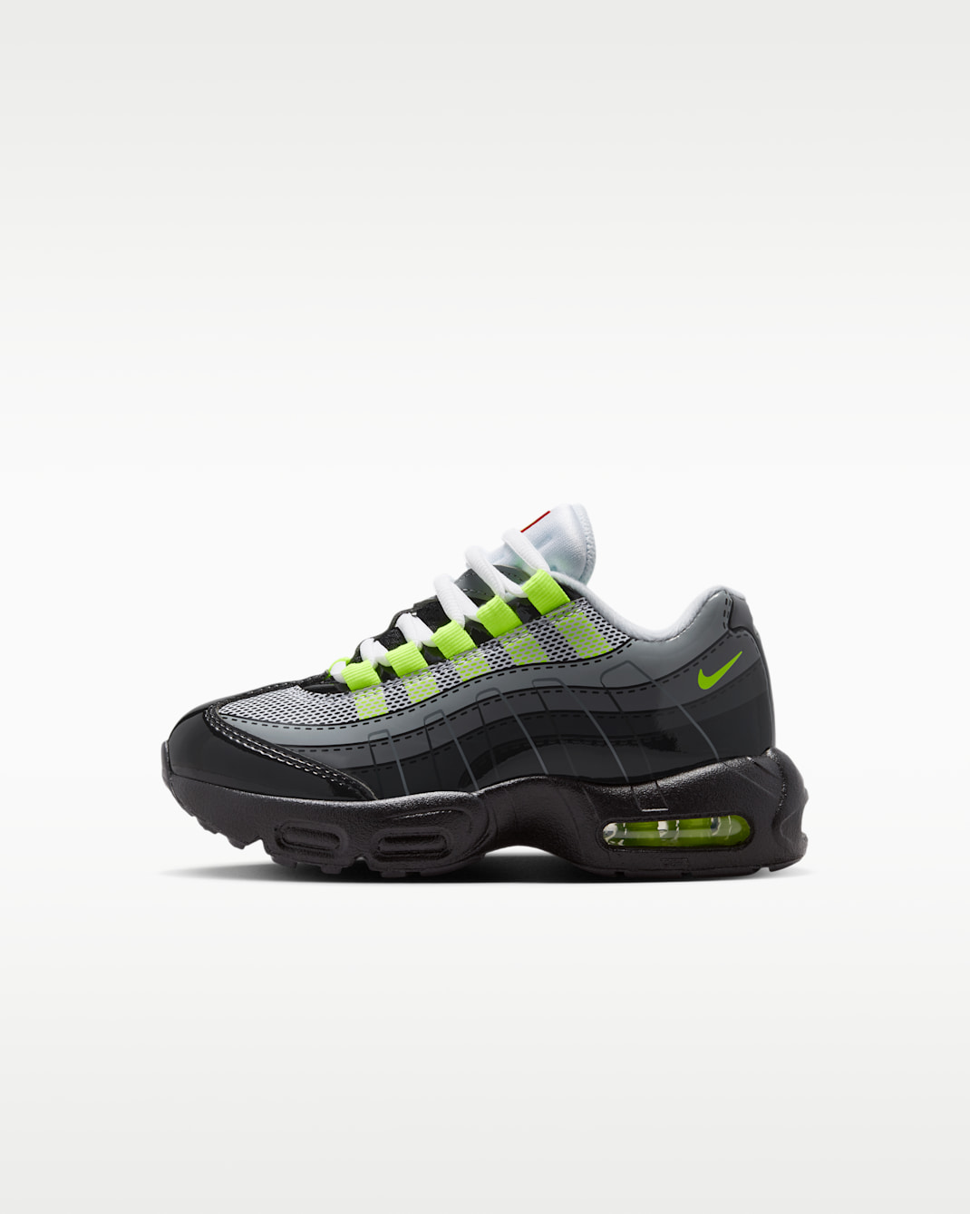 Nike Air Max 95 x LEGO® Collection Younger Kids' Shoes - Black/Dark Smoke Grey/Smoke Grey/Metallic Silver