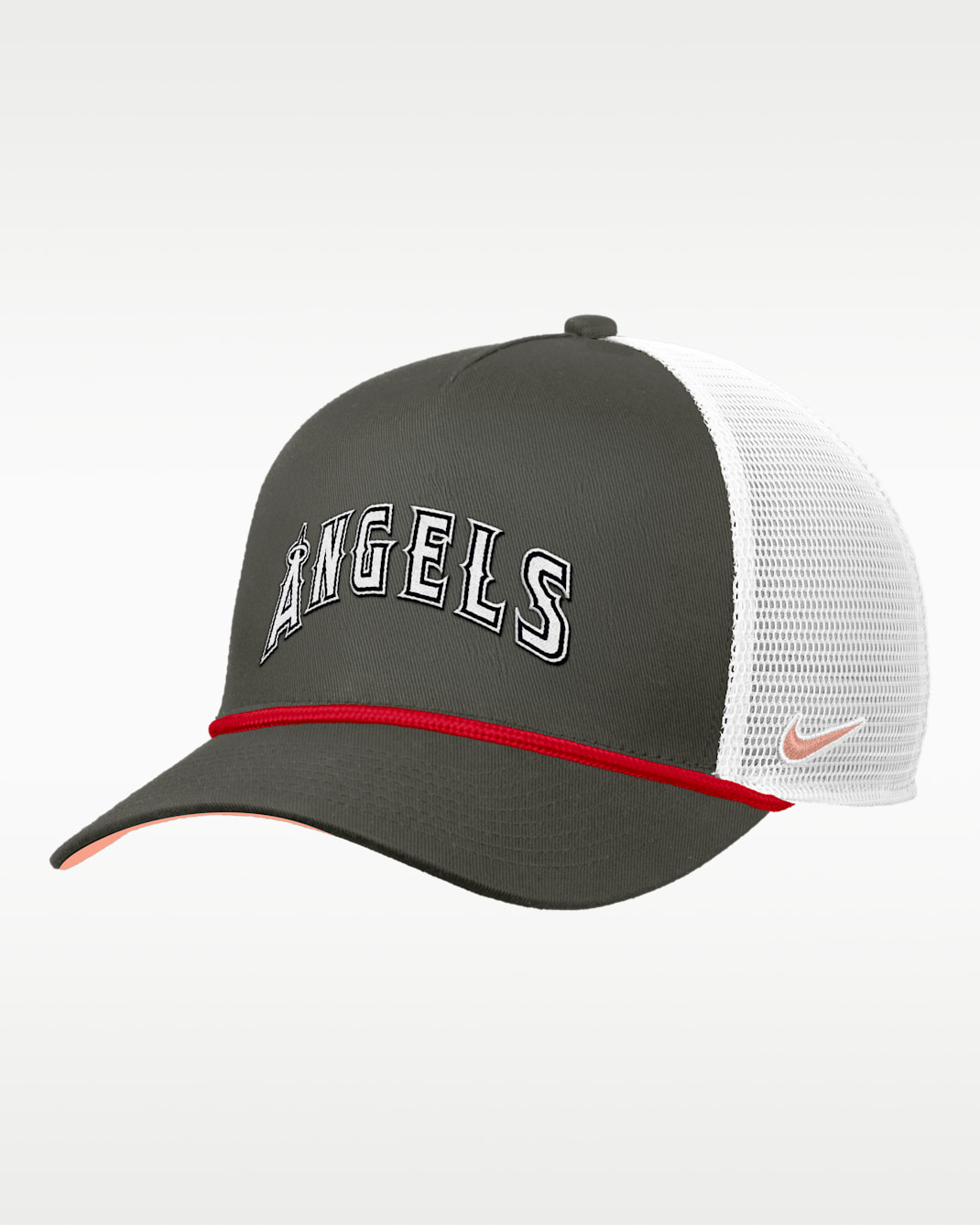 Gorra de rejilla Nike con cuerda Portland Thorns Rise - Blanco/Negro/Rojo/Rojo