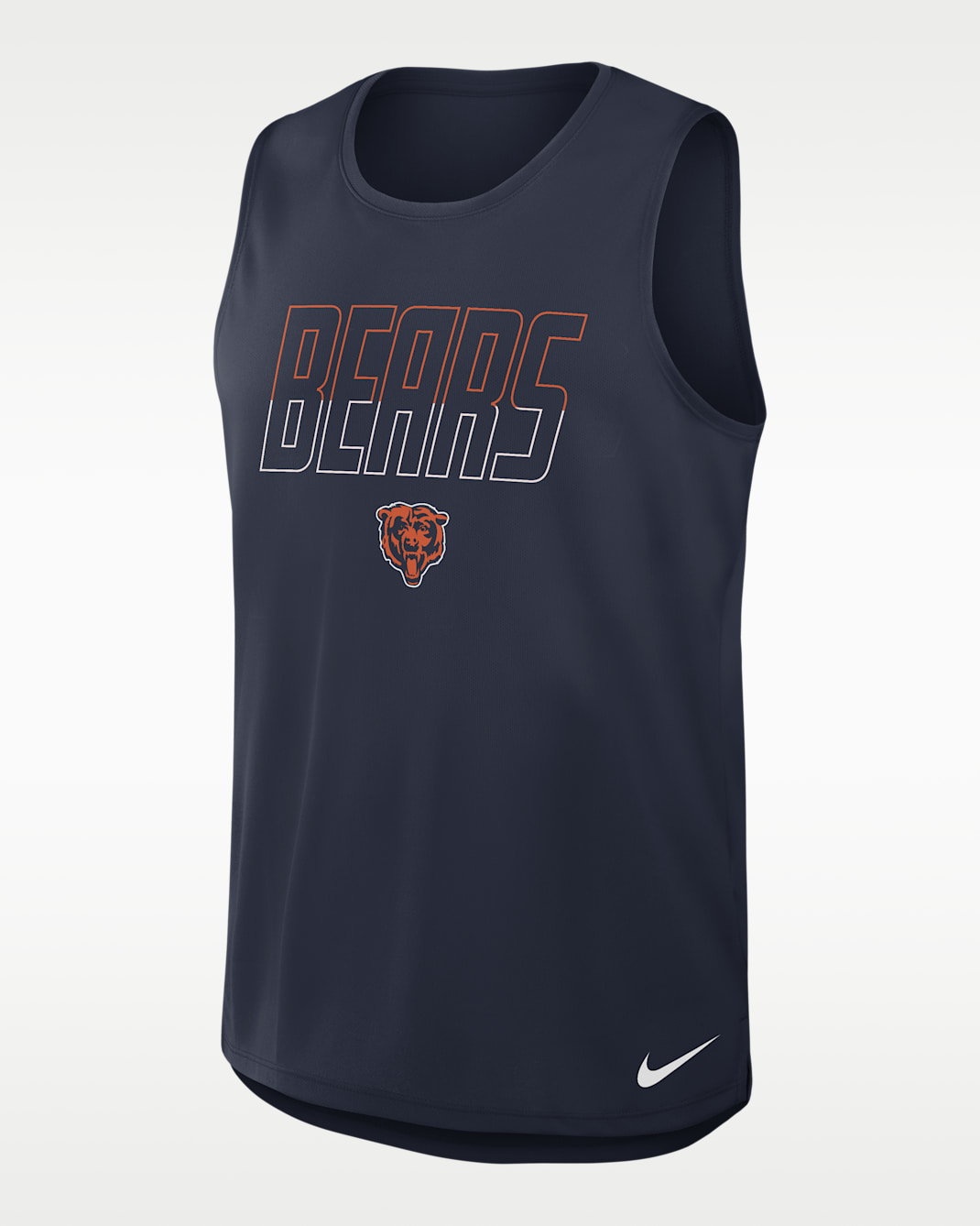 Chicago Bears Men's Nike Dri-FIT NFL Tank Top - Navy
