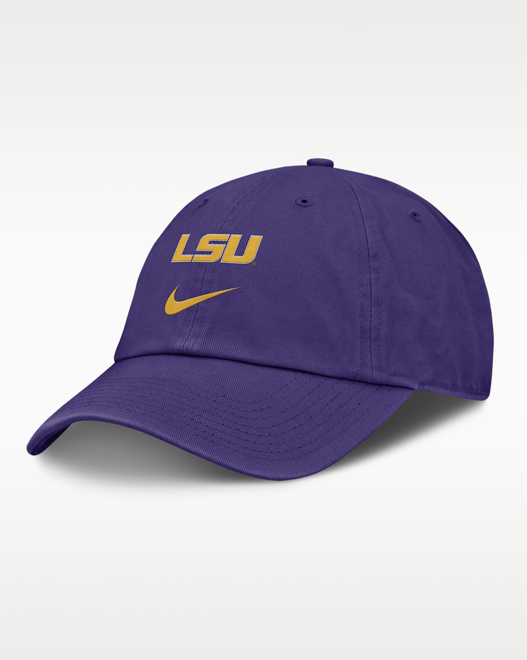 LSU Primetime Club Men's Nike College Adjustable Hat - Purple