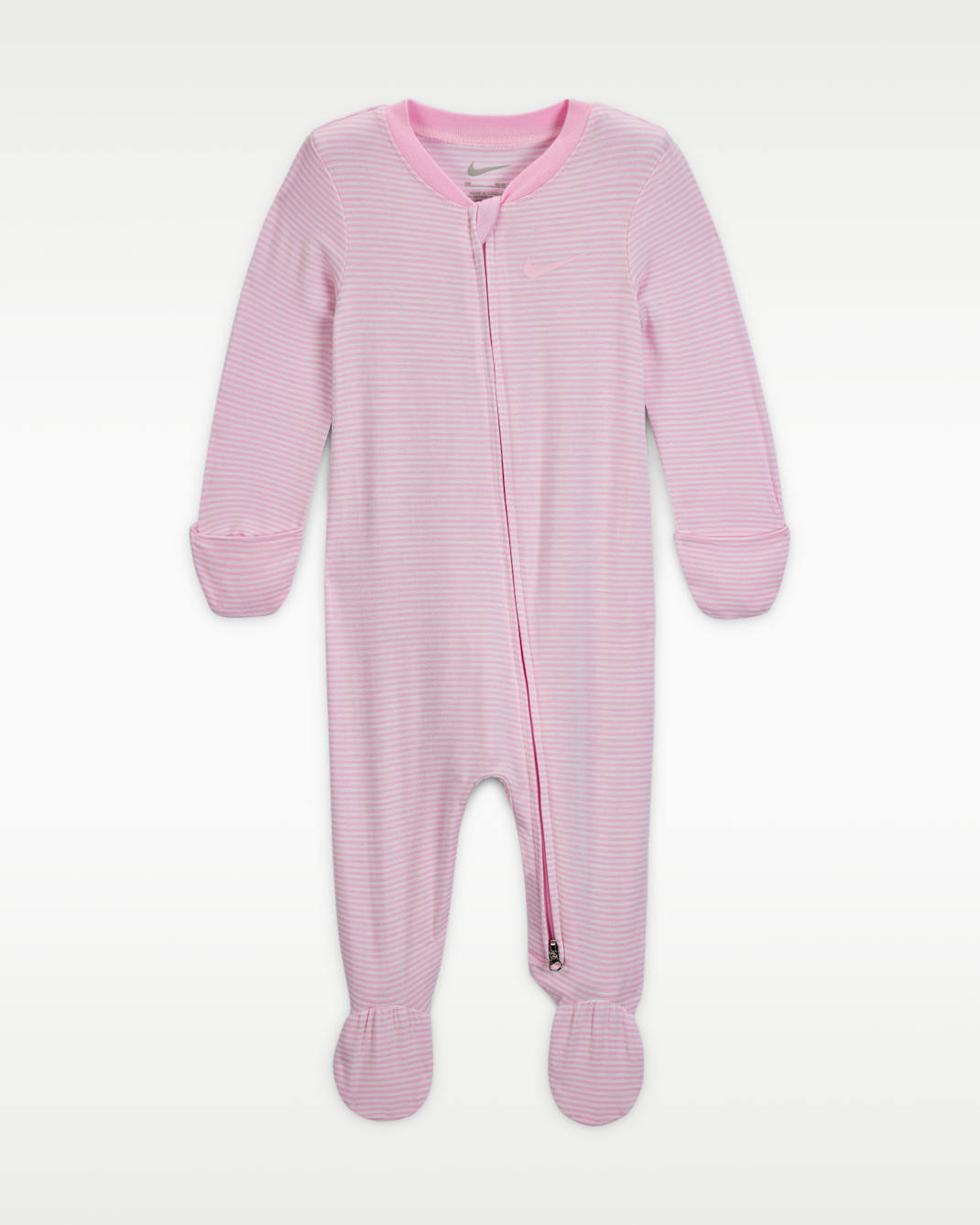 Mono completo a rayas para bebé Nike - Espuma rosa