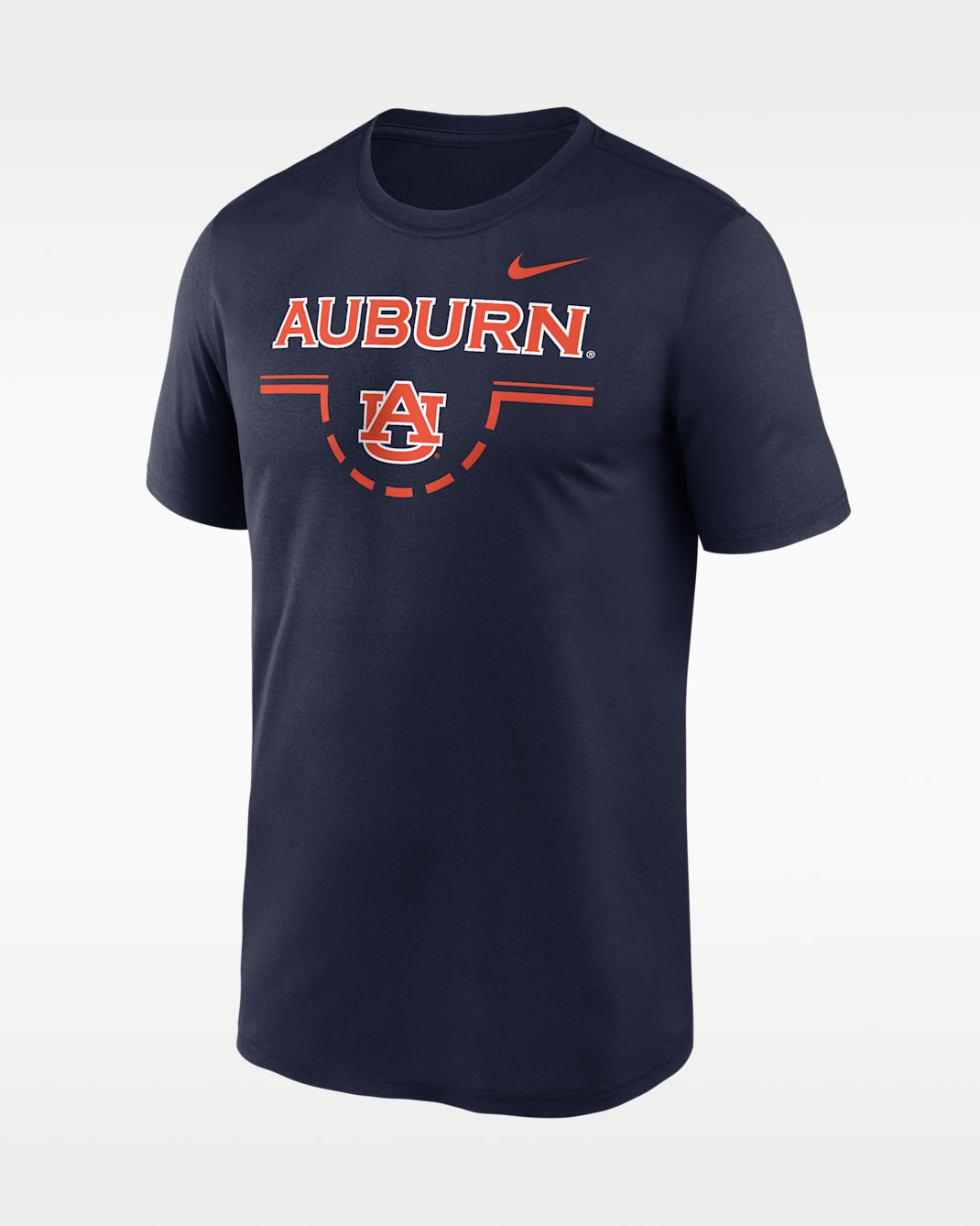 Auburn Courtside Men's Nike Dri-FIT College T-Shirt - Navy