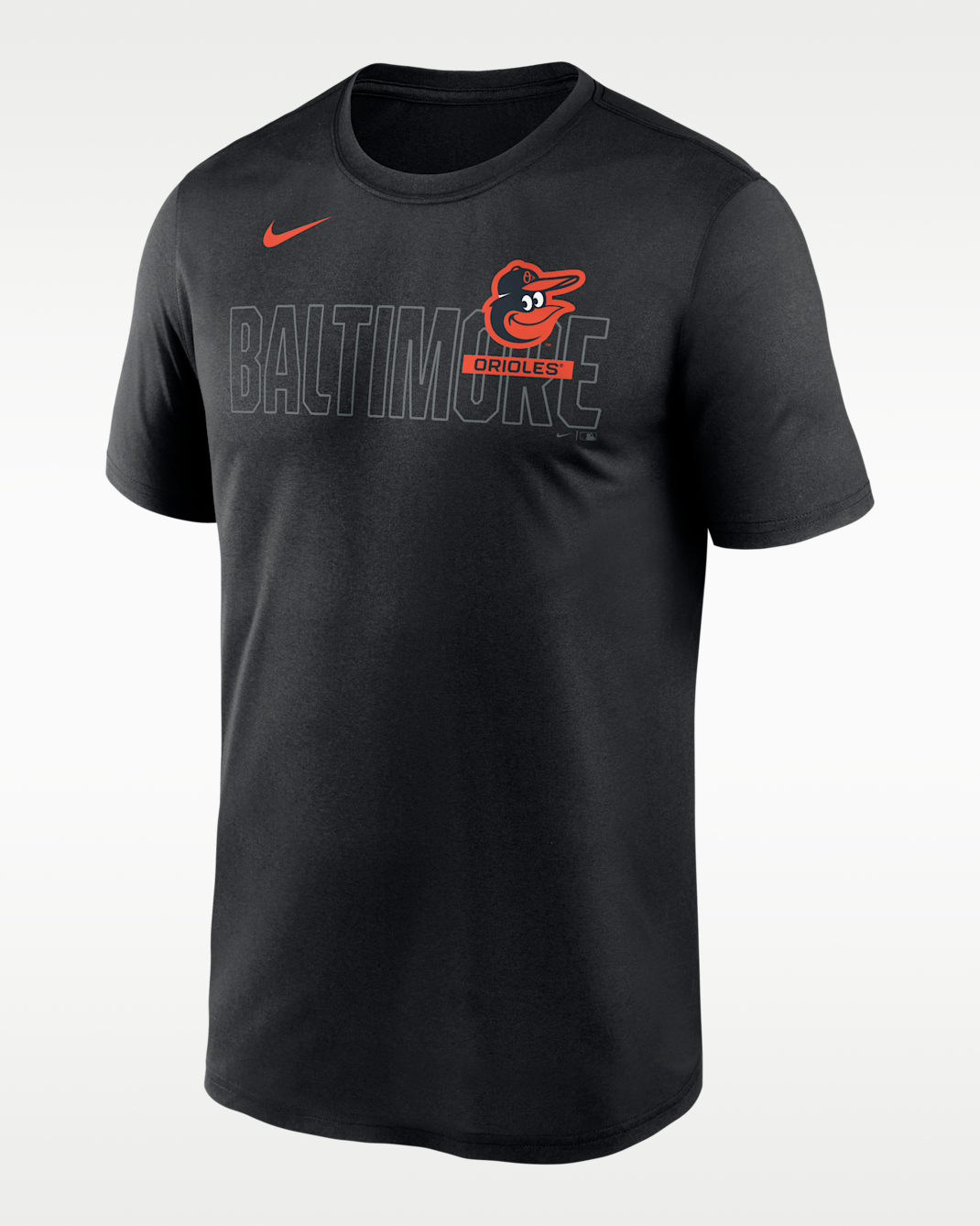 Playera Nike Dri-FIT de la MLB para hombre de los Orioles de Baltimore, edición Knockout Team Legend - Negro
