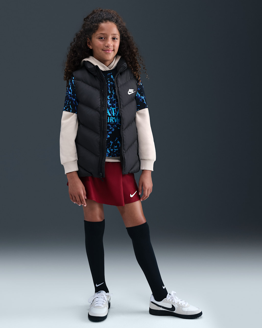 Nike Sportswear All Day Play Big Kids' Therma-FIT Loose-Fit Puffer Vest