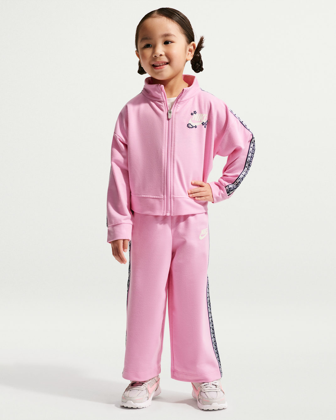 Nike Retro Remix Toddler 2-Piece Track Set - Pink Rise