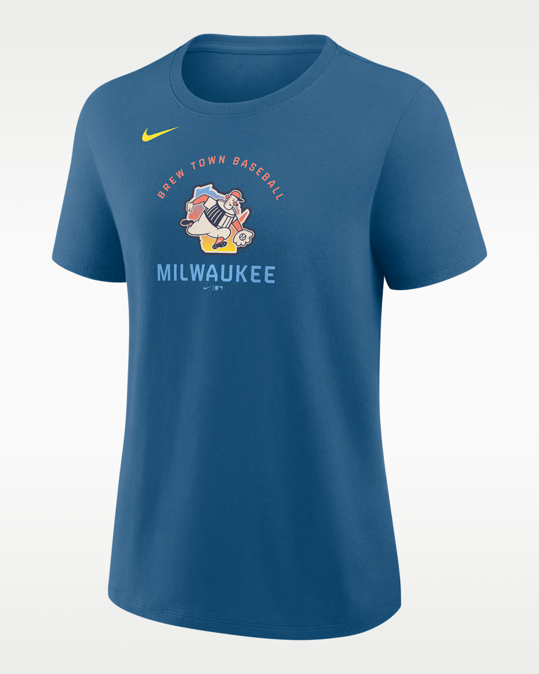 Milwaukee Brewers City Connect Women's Nike MLB T-Shirt - Blue