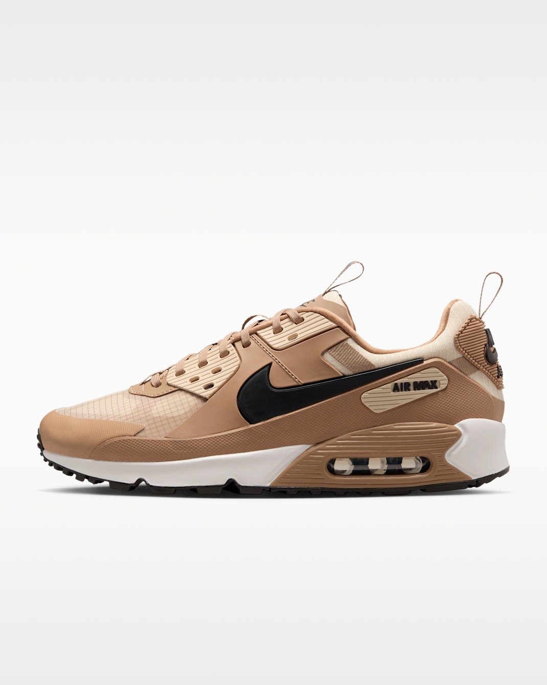 Nike Air Max 90 herresko - Parachute Beige/Svart/Summit White/LT KHAKI