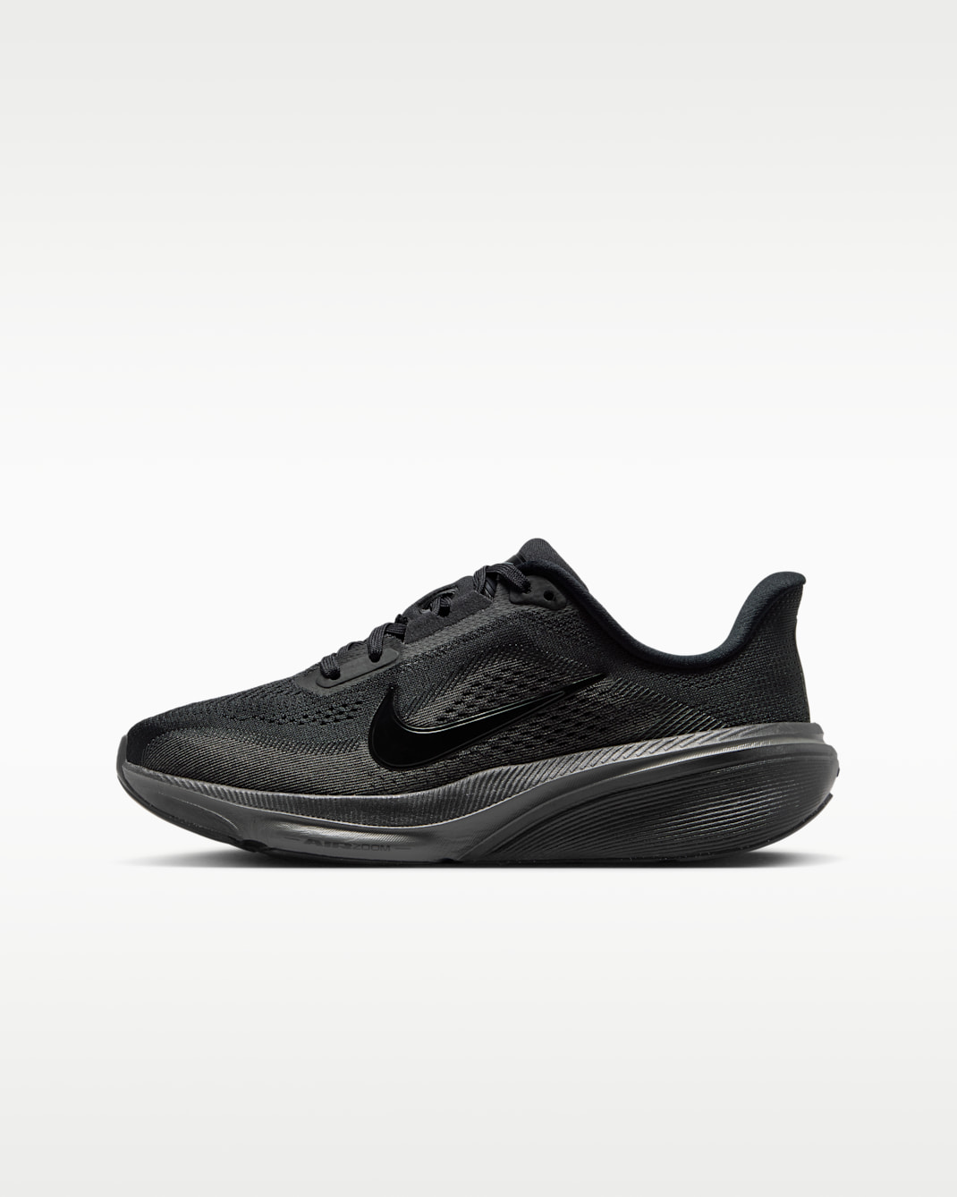 Nike Pegasus 42 Big Kids' Road Running Shoes - Black/Anthracite/Black