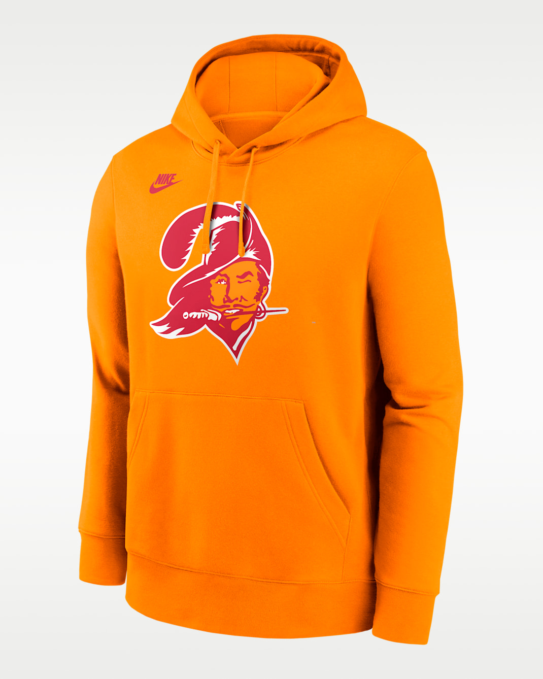 Sudadera con gorro sin cierre Nike de la NFL para hombre Tampa Bay Buccaneers Vintage Logo Club - Naranja