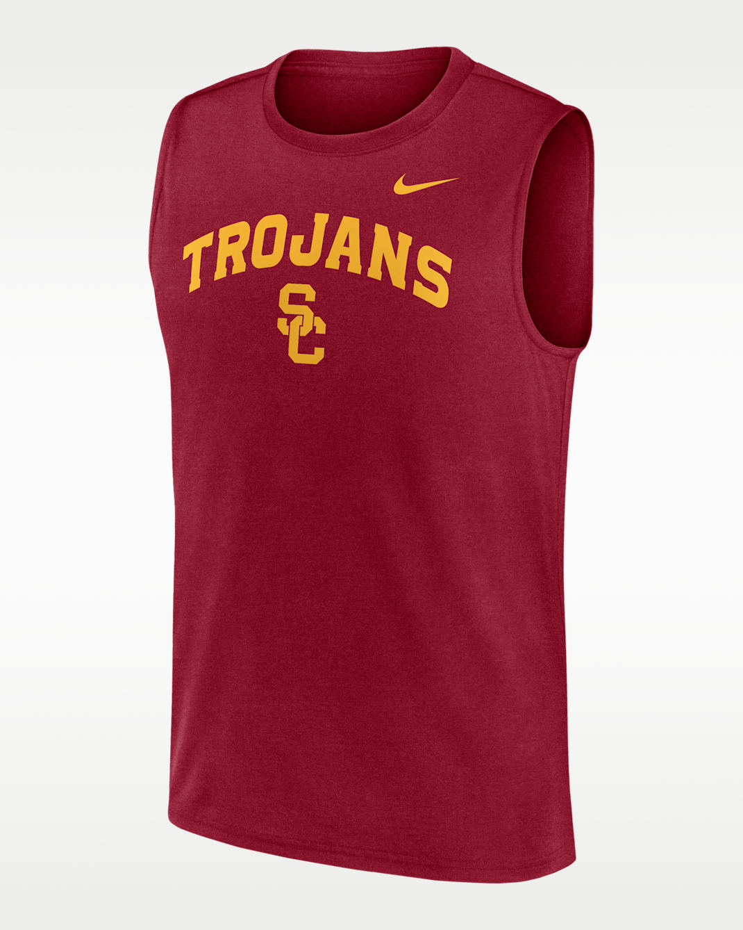 USC Primetime Arch Legend Men's Nike Dri-FIT College Muscle Tank Top - Team Crimson