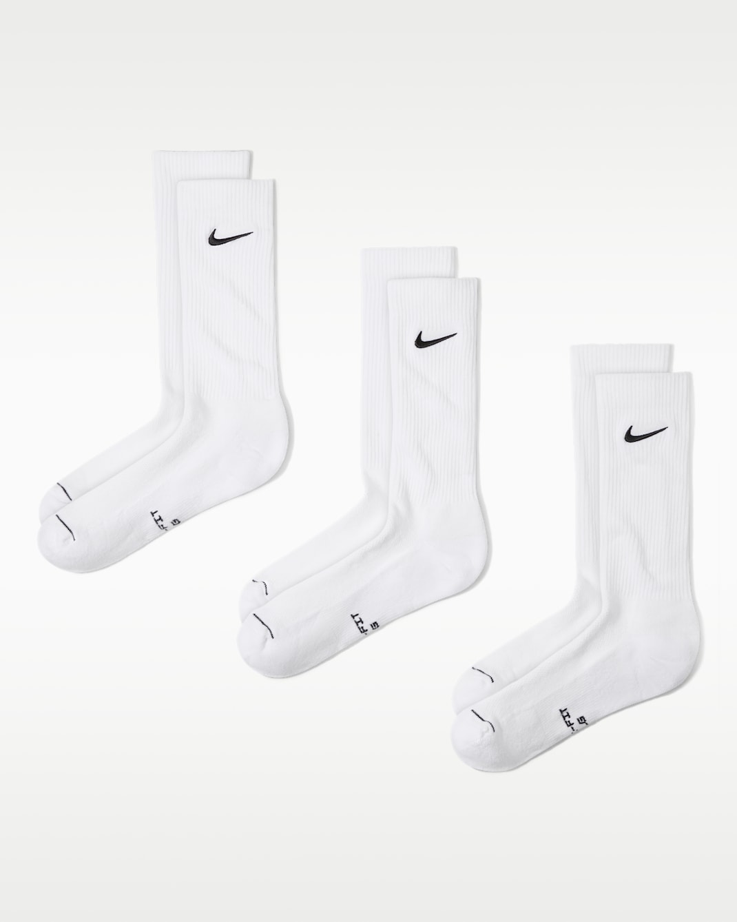 Meias de cano médio Nike Everyday Elevated (3 pares) - Multicolor