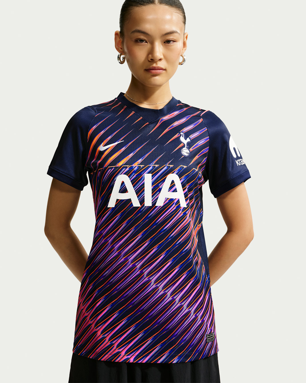 Tottenham Hotspur 2026/27 Stadium Away Nike Dri-FIT Replika-Fußballtrikot (Damen) - Obsidian/Weiß/Weiß