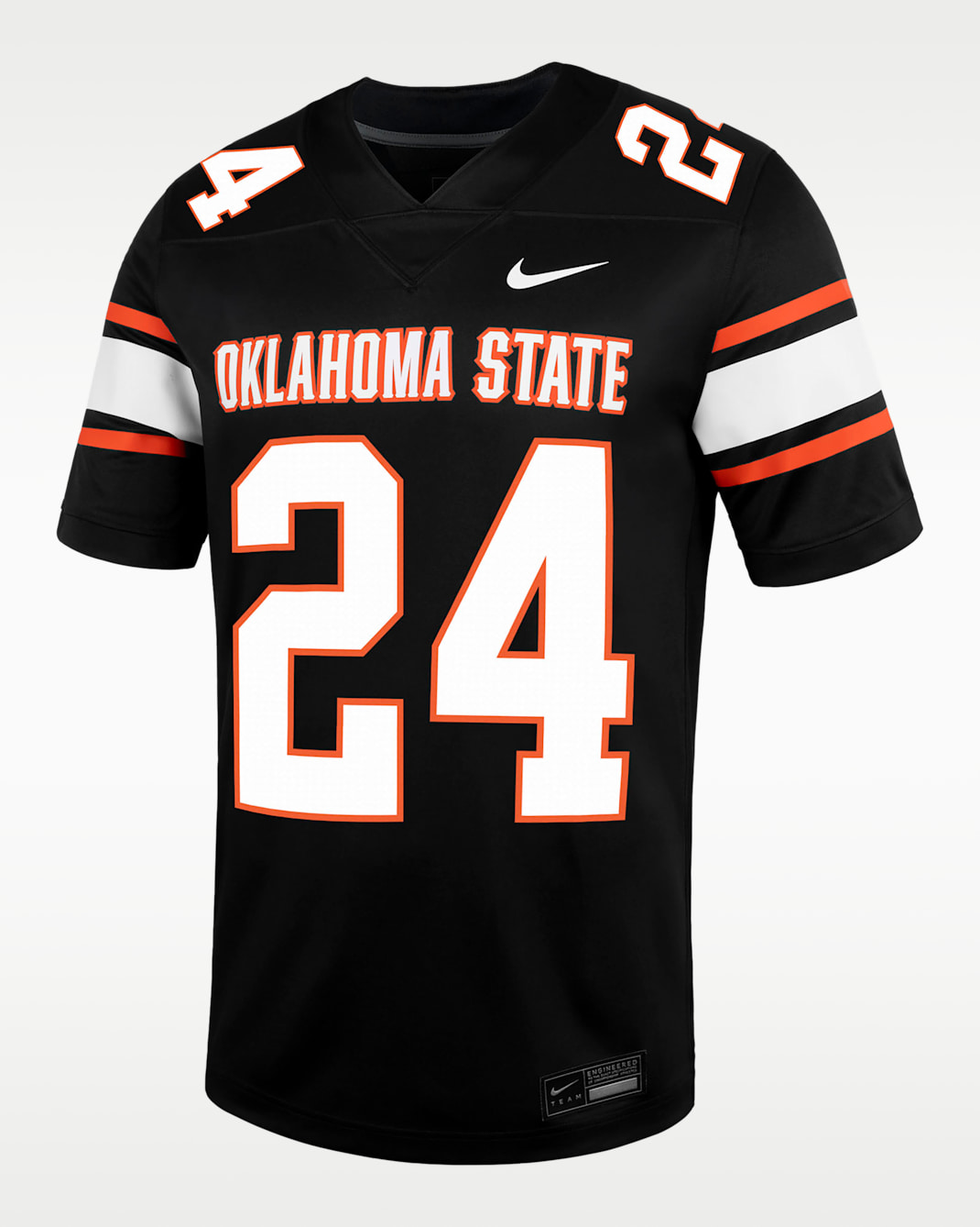 Oklahoma State Men's Nike College Untouchable Game Jersey - Black