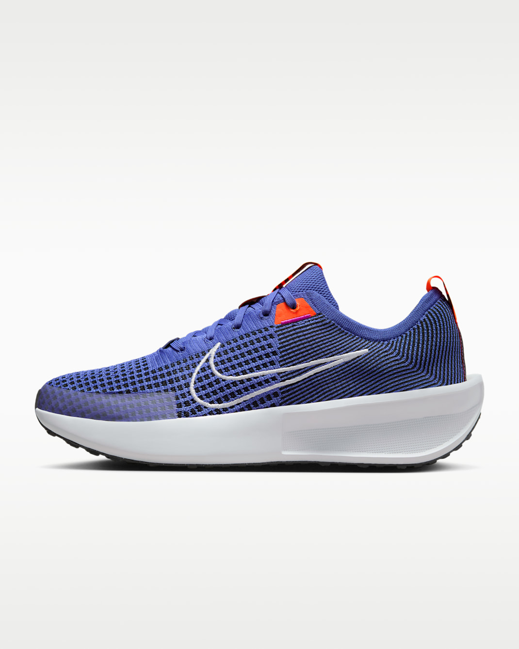 Nike Interact Run Men's Road Running Shoes - Astronomy Blue/Hyper Crimson/Black/Pure Platinum