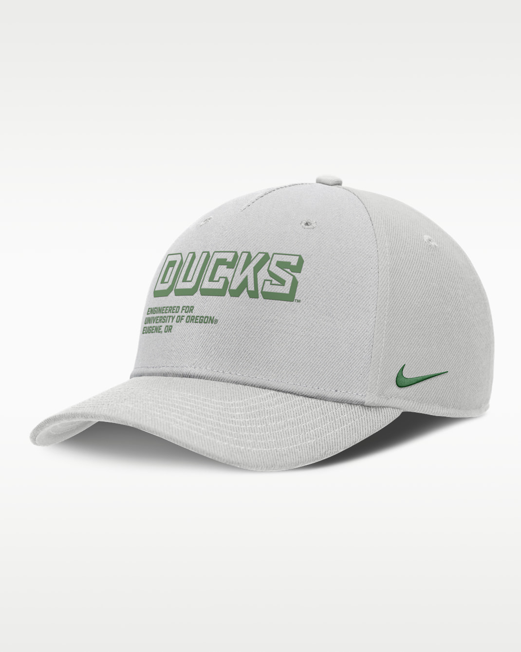 Oregon On-Field Primetime Rise Men's Nike College Adjustable Hat - Grey