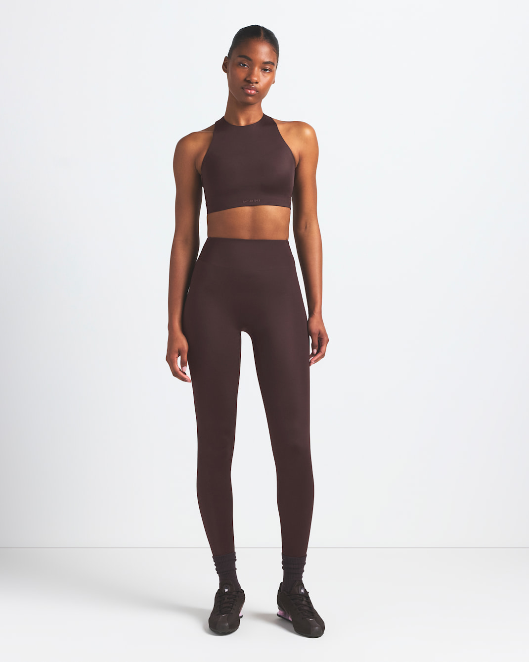 NikeSKIMS Satin Shine Women's High-Neck Bra