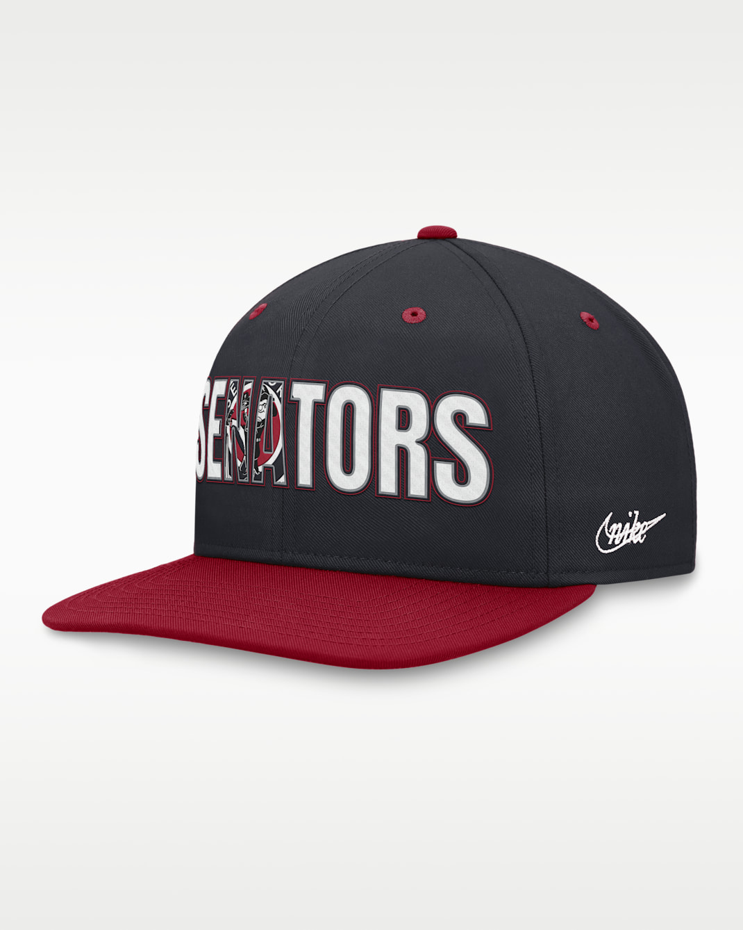 Gorra ajustable Nike MLB para hombre Washington Senators Pro Cooperstown - Azul marino