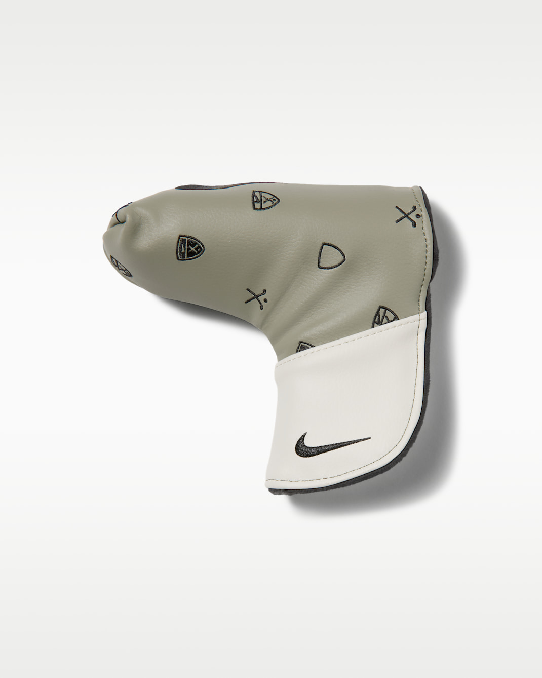 Funda para palo de golf putter tipo blade Nike Tour - Militar claro/Hueso claro/Negro