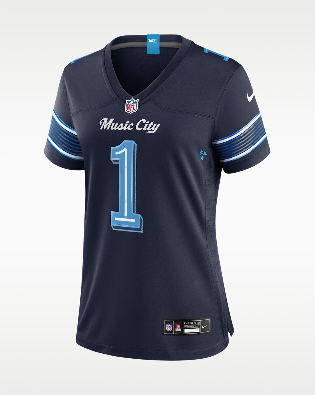 Cameron Ward Tennessee Titans Rivalries Collection Women's Nike NFL Game Jersey - Navy