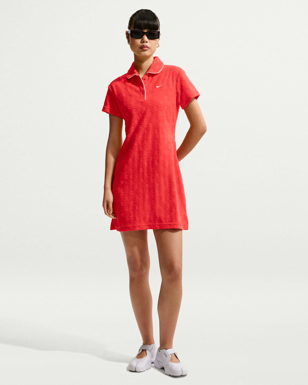 Nike Sportswear Chill Terry Women's Dress - Light Crimson/Sail/Sail