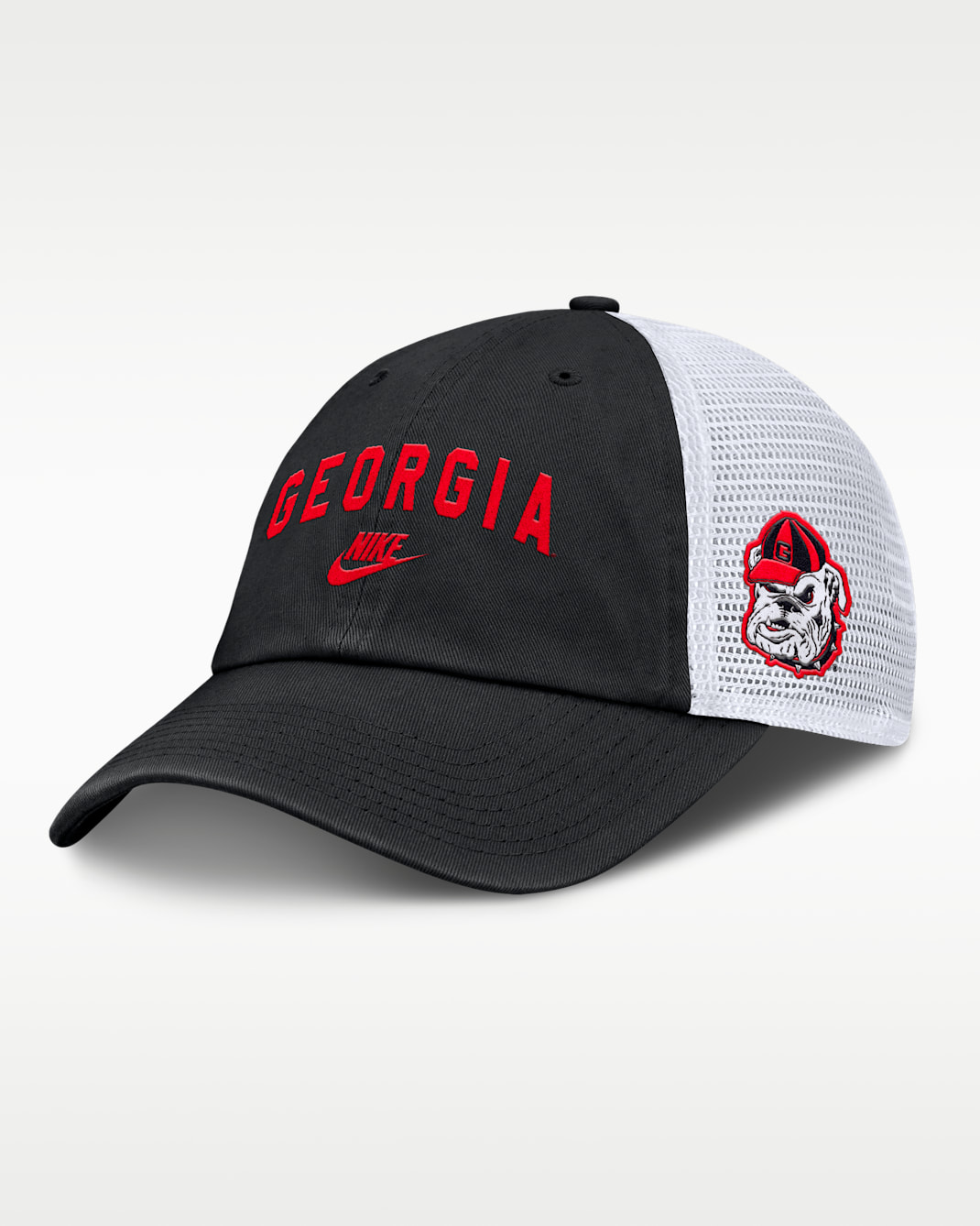 Georgia Legacy Club Men's Nike College Trucker Adjustable Hat - Black