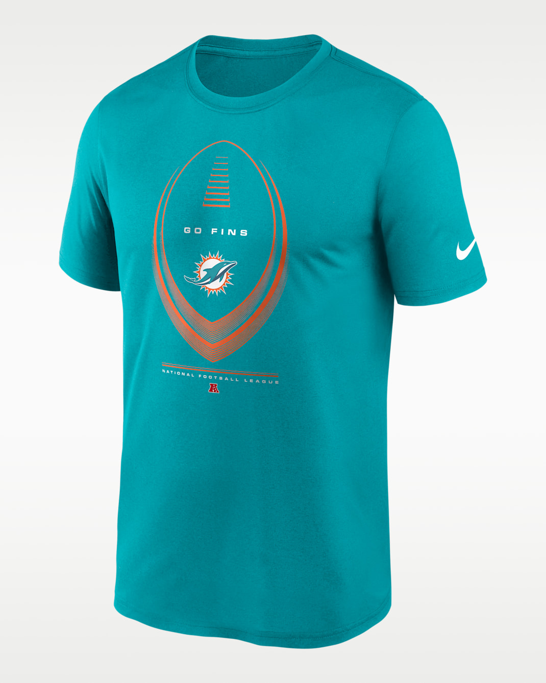 Miami Dolphins Legend Icon Men's Nike Dri-FIT NFL T-Shirt - Aqua