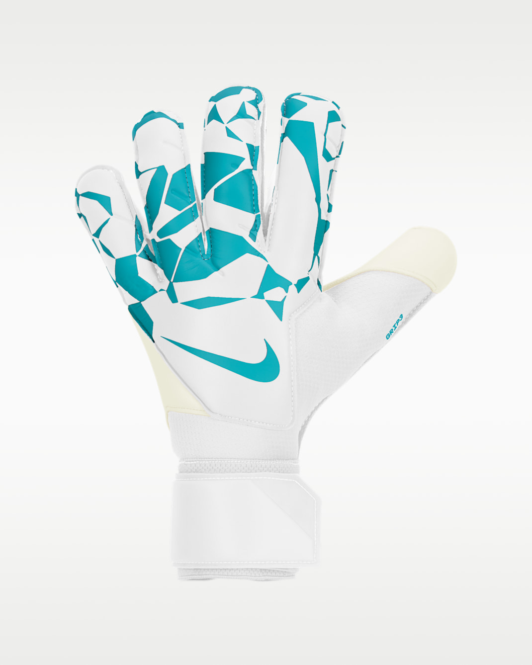 Guantes de fútbol Nike Grip3 Goalkeeper - Blanco/Cactus empolvado/Cactus empolvado