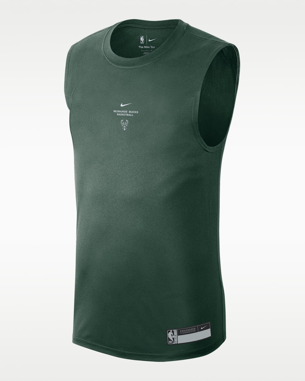 Milwaukee Bucks Men's Sleeveless T-Shirt - Fir