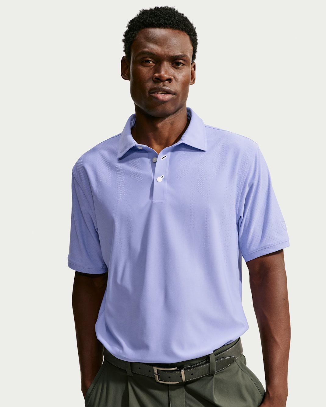 Maßgeschneiderte Performance von Nike Dri-FIT Golf-Poloshirt (Herren) - Light Thistle/Light Thistle