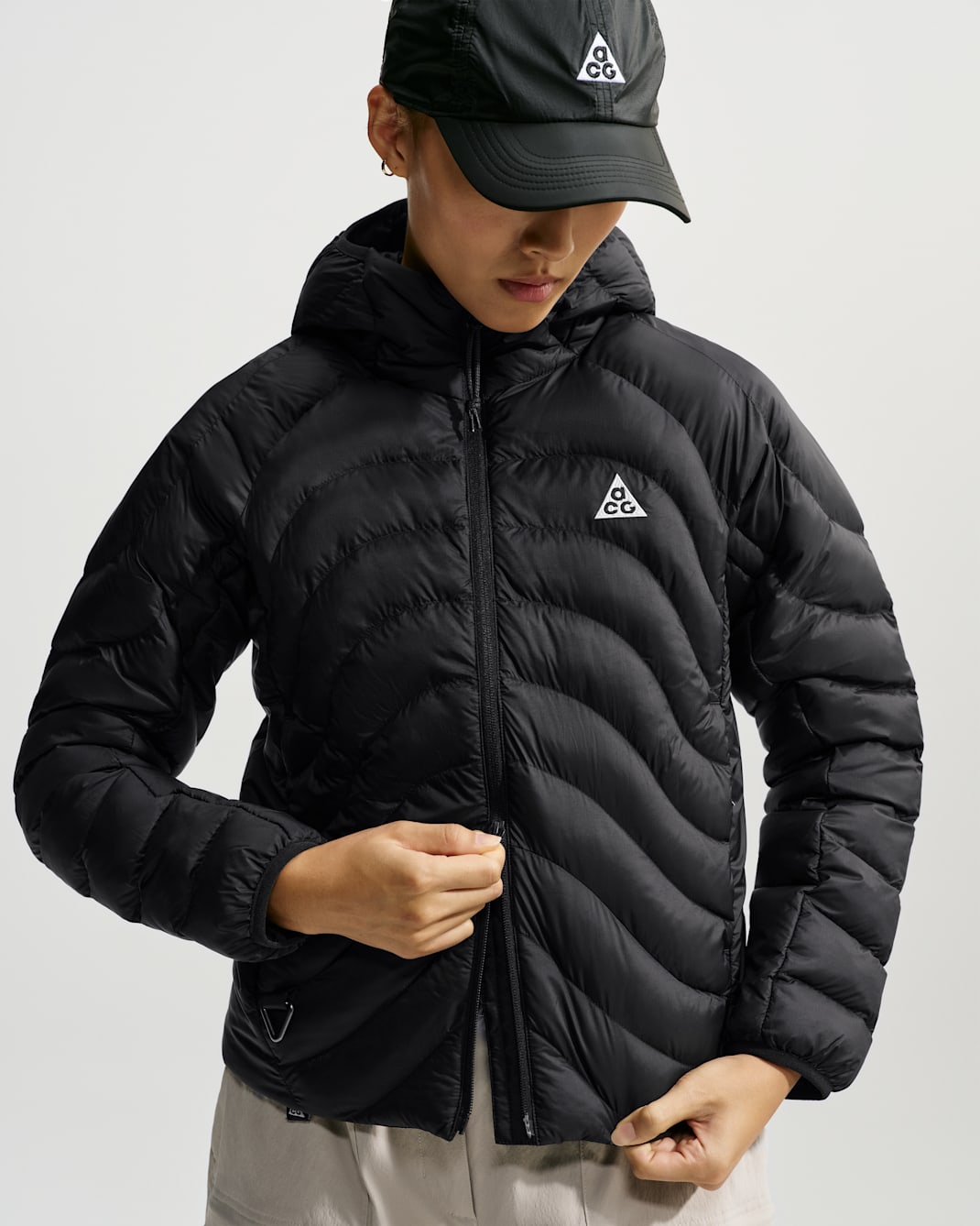 Veste à capuche Therma-FIT ADV ACG Lava Flow pour femme - Noir/Summit White