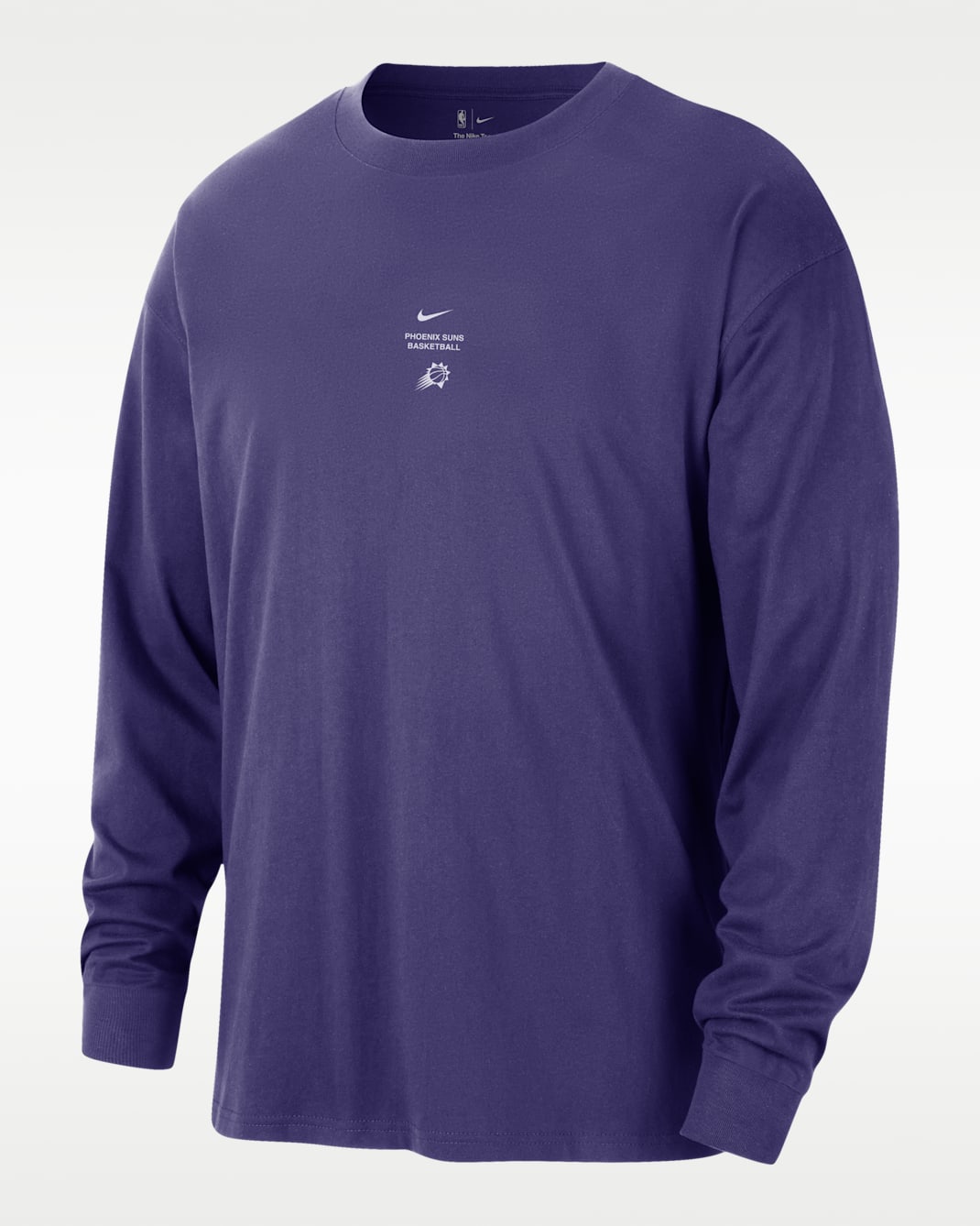 Phoenix Suns Standard Issue Men's Basketball Long-Sleeve Top - New Orchid