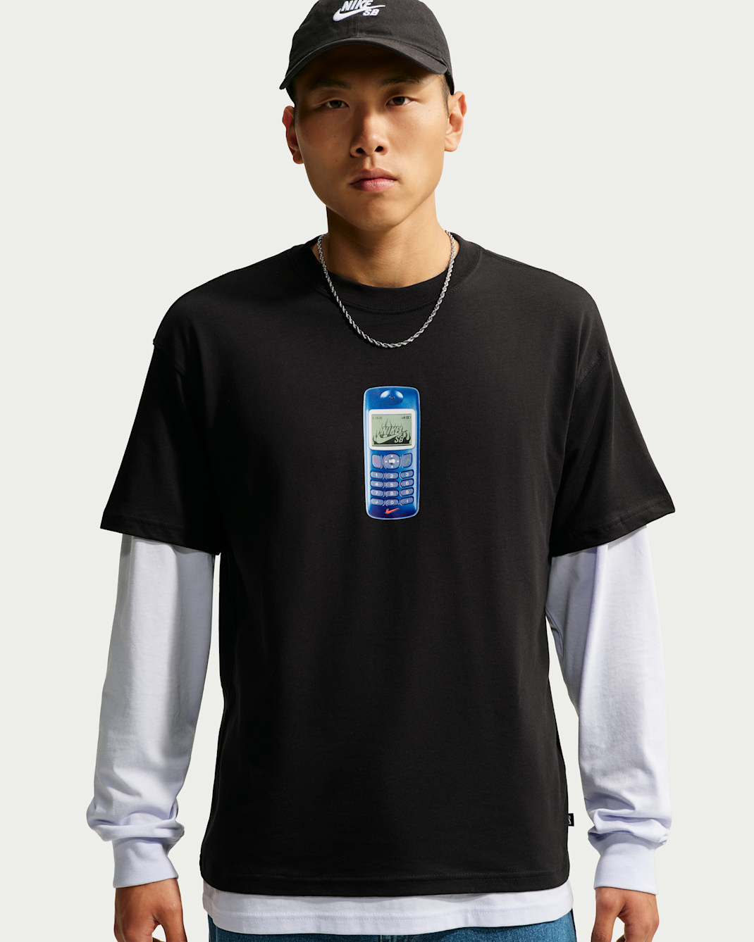 เสื้อยืดสเก็ตบอร์ด Nike SB - ดำ