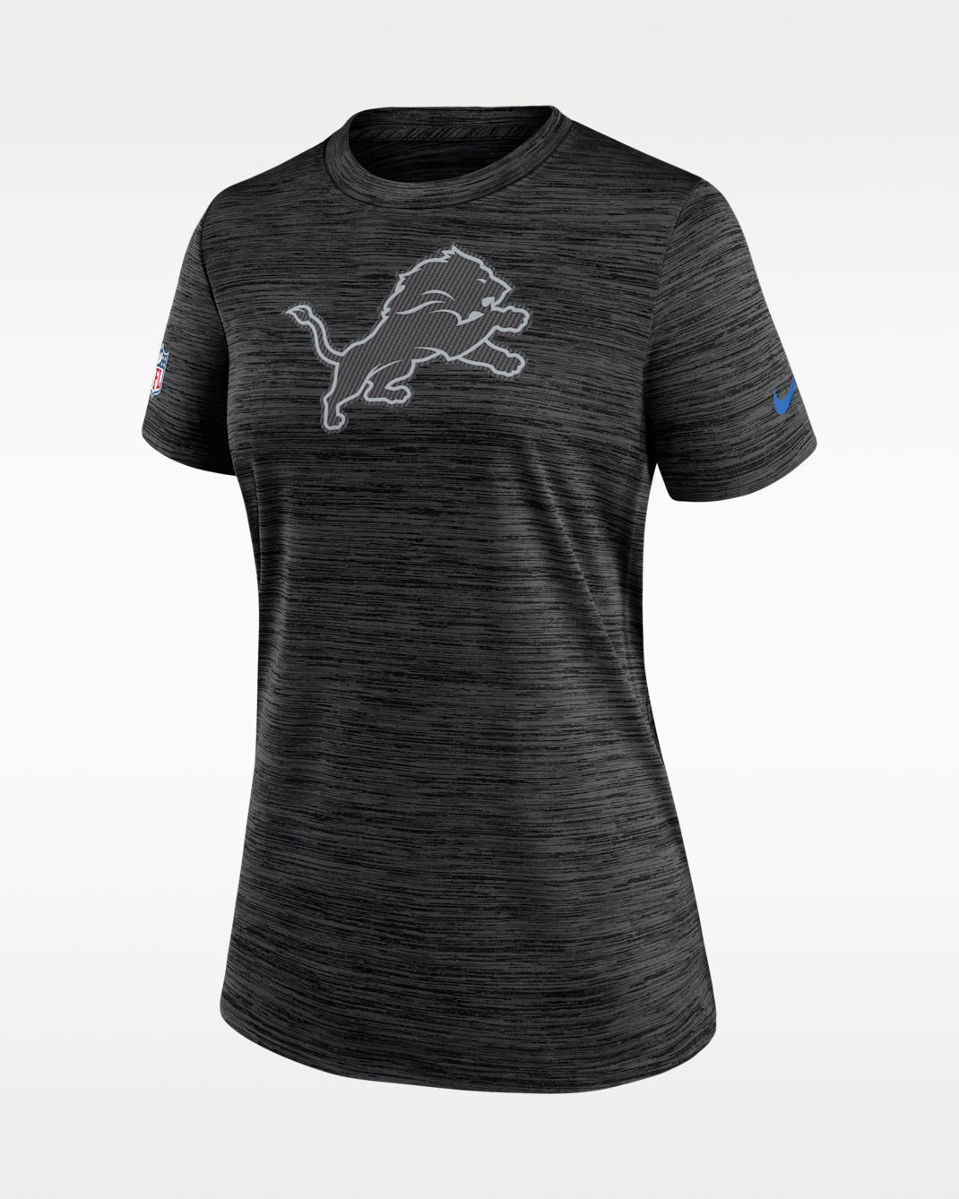 Detroit Lions Rivalries Collection Sideline Velocity Women's Nike Dri-FIT NFL T-Shirt - Black