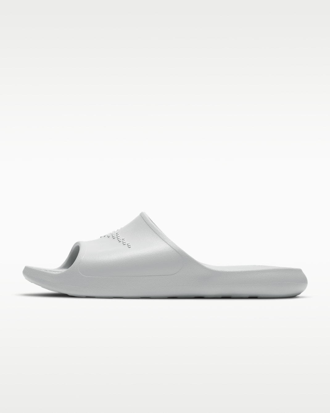 รองเท้าแตะผู้ชายสำหรับอาบน้ำ Nike Victori One - Light Smoke Grey/Light Smoke Grey/ขาว