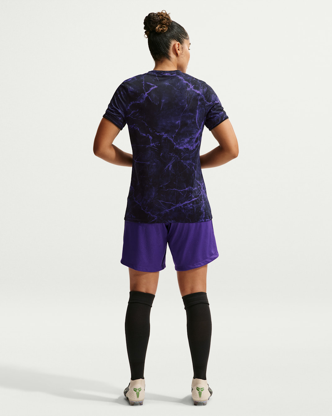 FC Barcelona Away Women's Kobe Dri-FIT Soccer Pre-Match Top