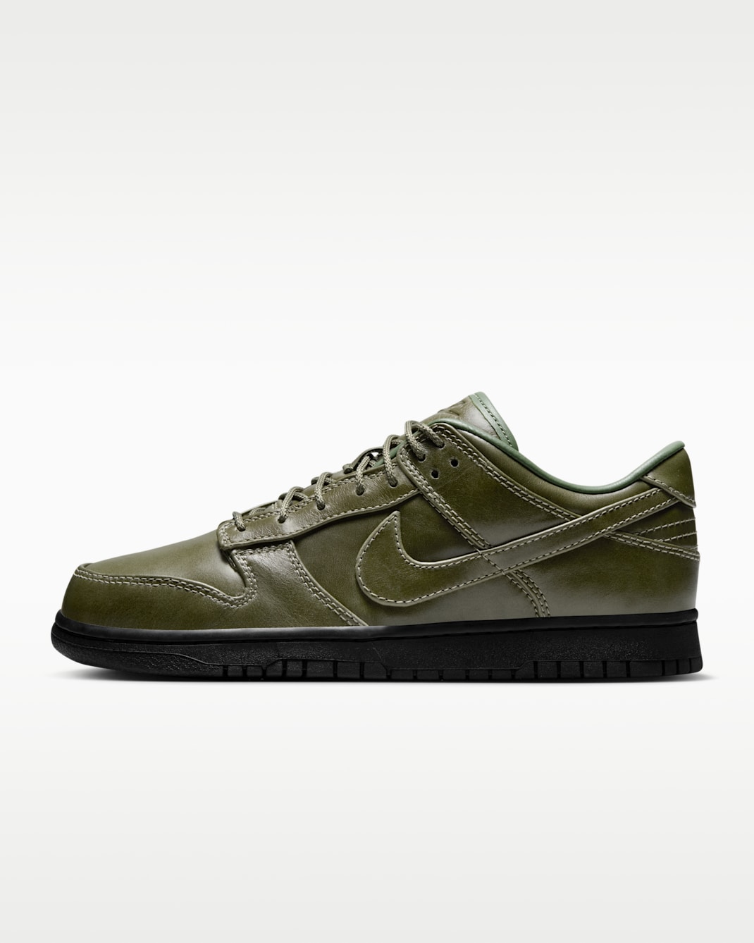 Nike Dunk Low Retro Premium Shoes - Army Olive/Black/Army Olive