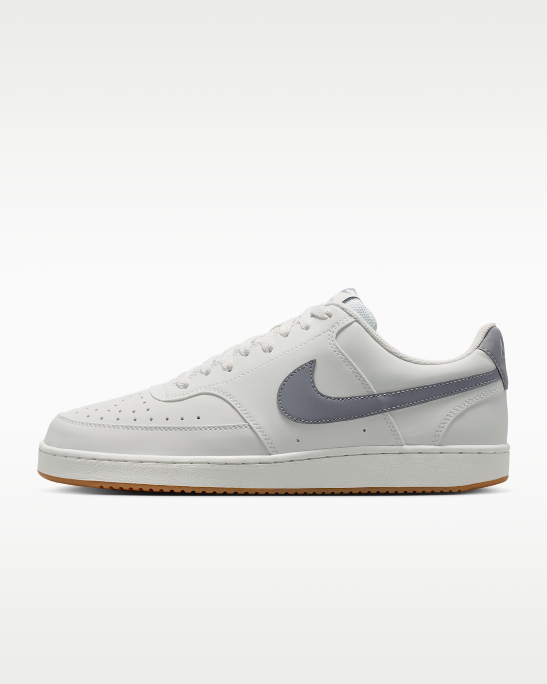 Nike Court Vision Low Men's Shoes - Off-White/Gum Medium Brown/Stealth