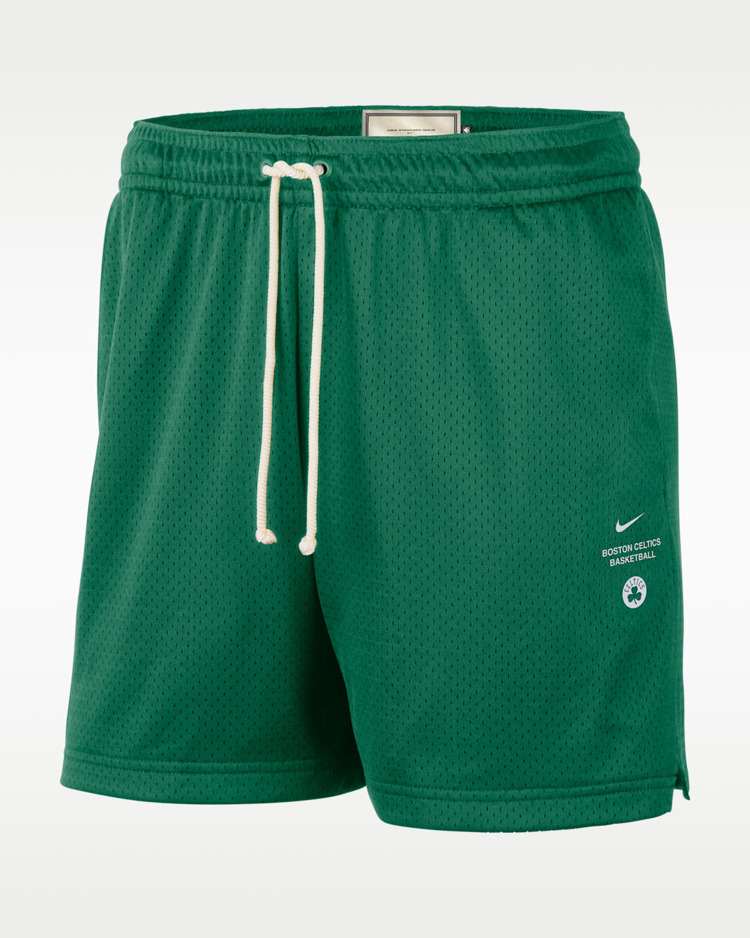 Shorts de básquetbol de malla Dri-FIT de 13 cm para hombre Boston Celtics Standard Issue - Trébol