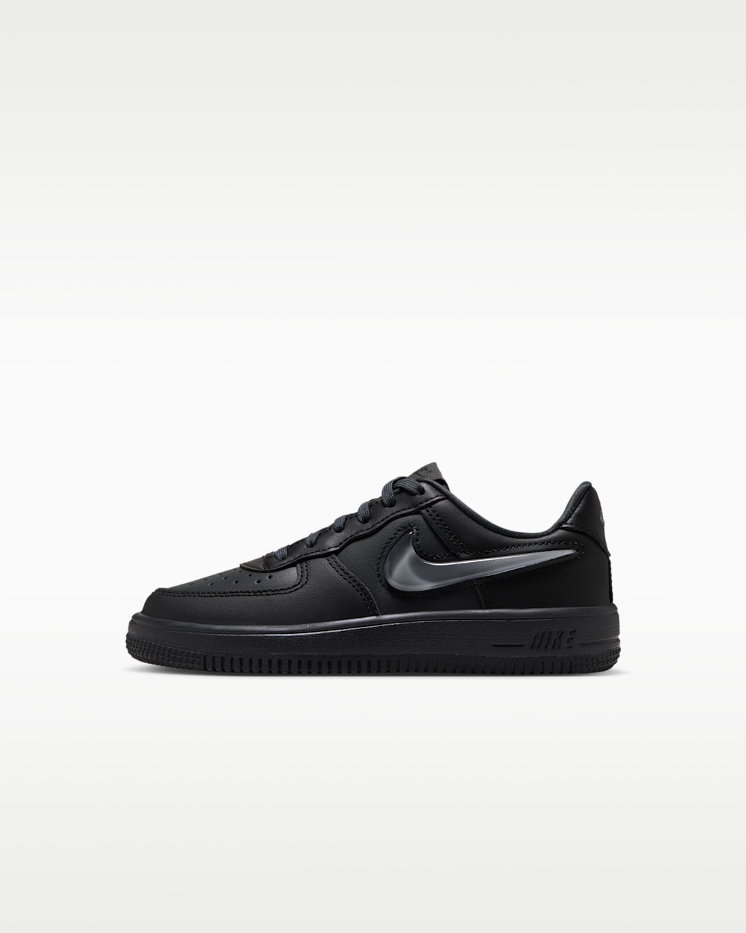 Nike Force 1 Low Little Kids' Shoes - Black/Anthracite/Pure Platinum/Smoke Grey