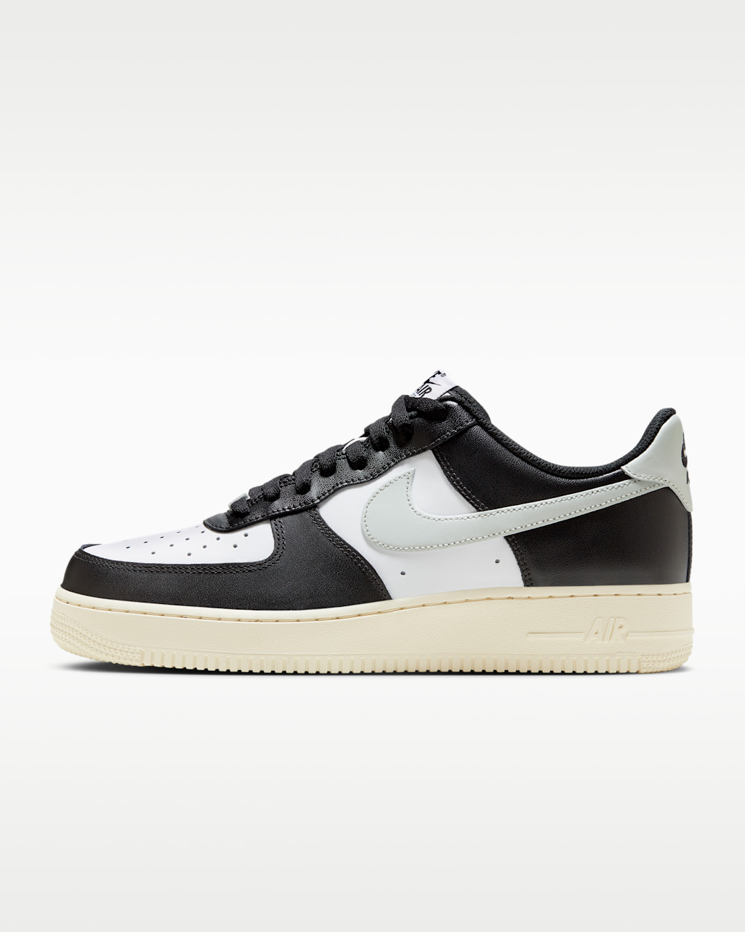 Nike Air Force 1 '07 Shoes - White/Coconut Milk/Black/Light Silver