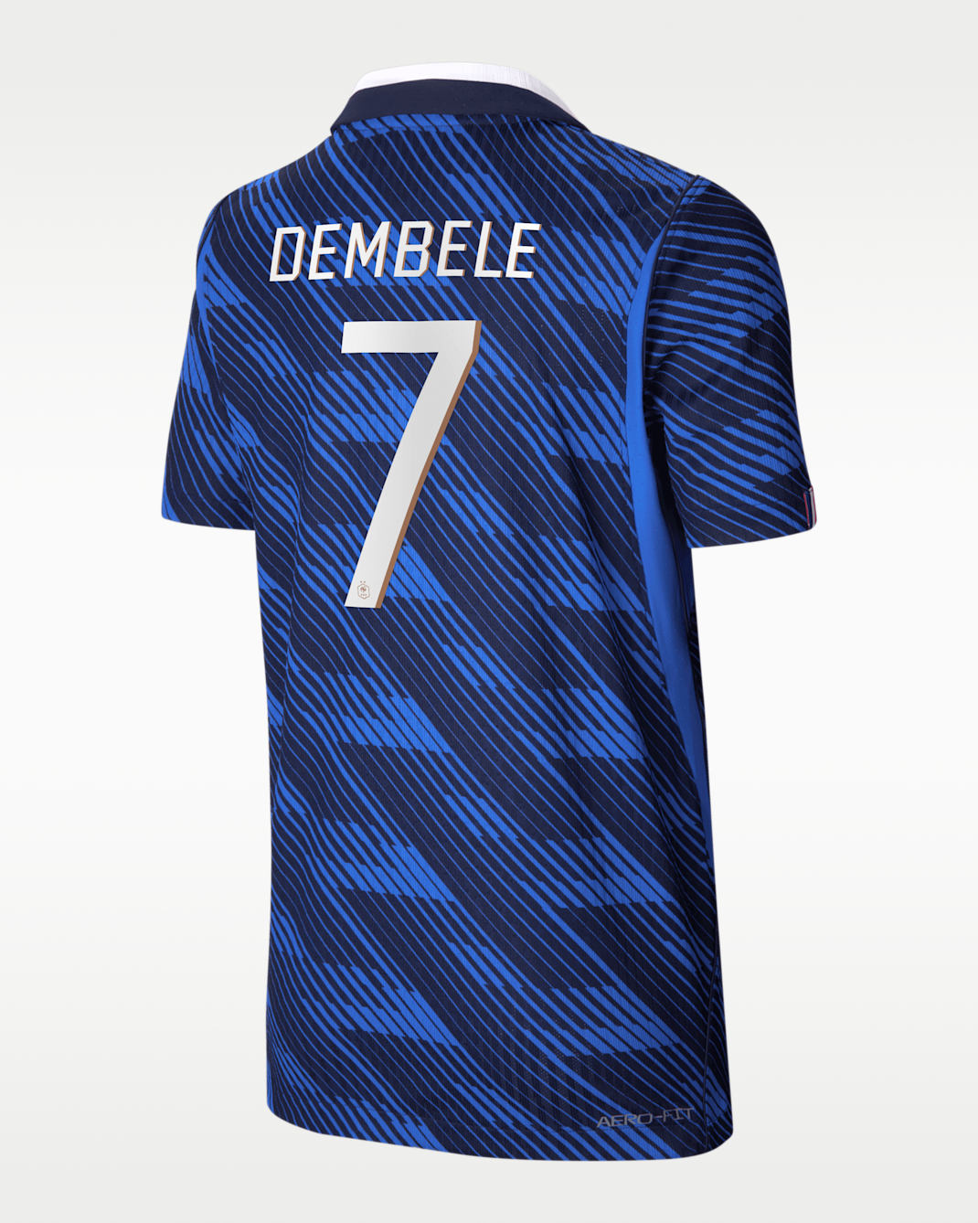 Ousmane Dembélé France National Team 2026 Match Home Big Kids' Nike Dri-FIT ADV Soccer Jersey - Blue