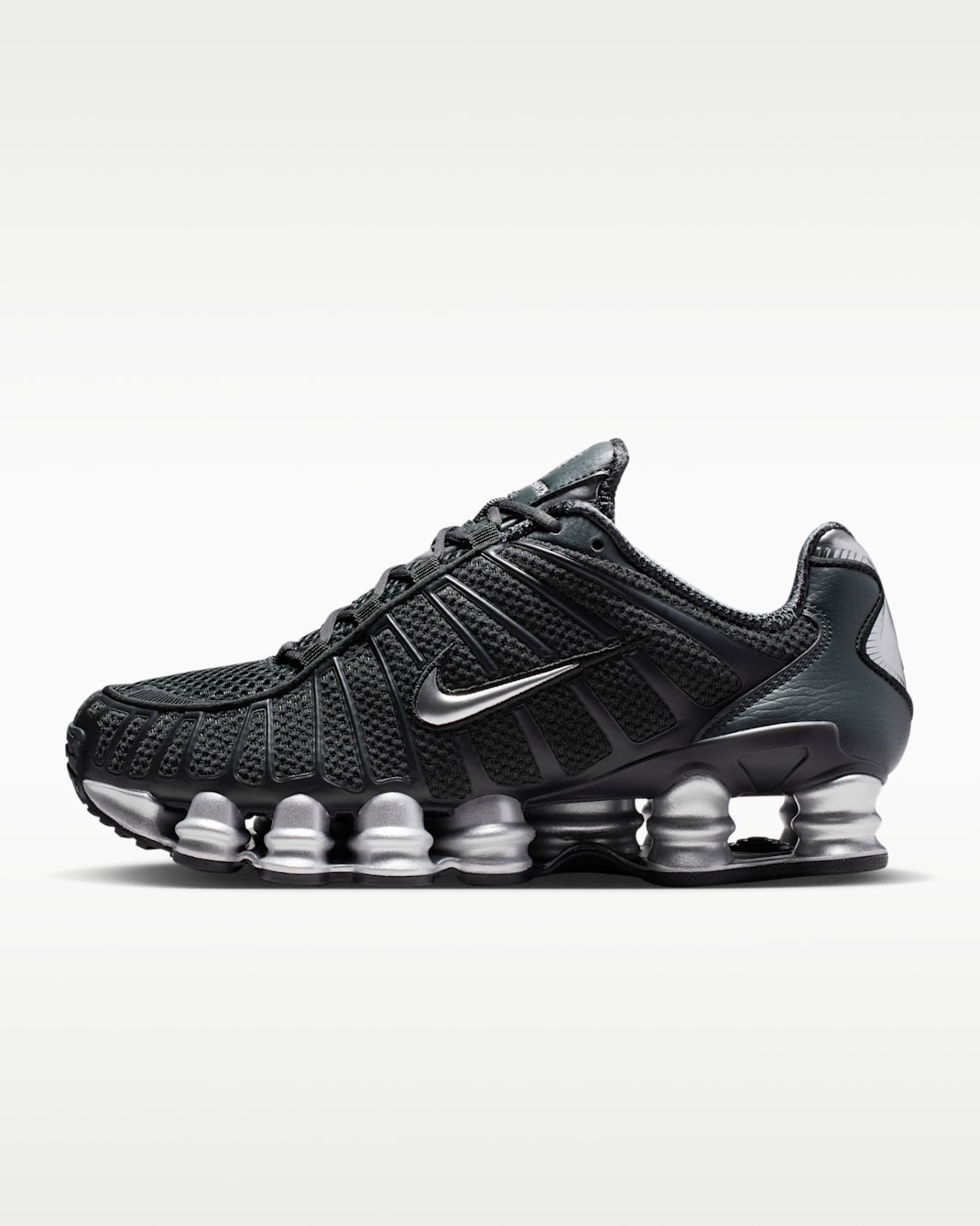 Nike Shox TL Women's Shoes - Off-Noir/Black/Metallic Silver