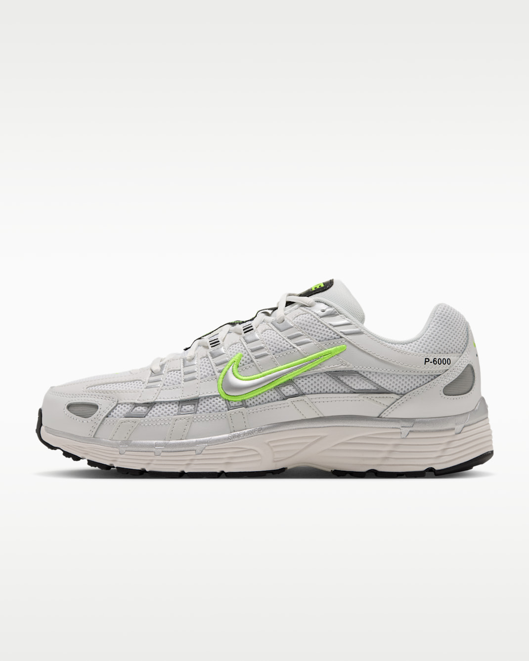 Nike P-6000 Shoes - Summit White/Volt/Black/Metallic Silver