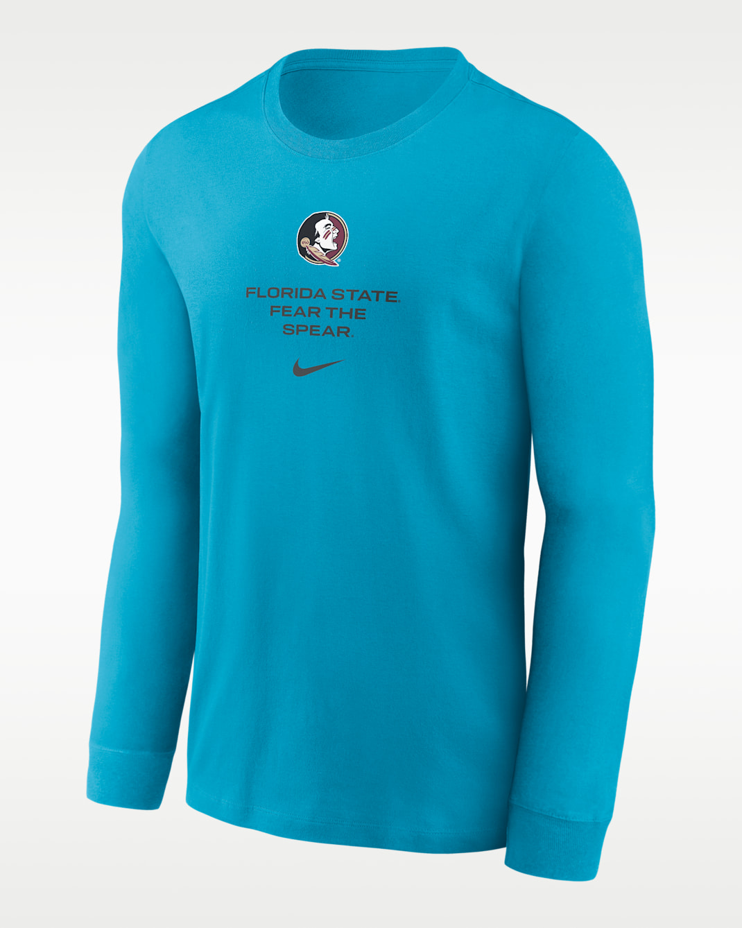 Florida State Sideline Men's Nike Dri-FIT College Long-Sleeve T-Shirt - Dark Turquoise