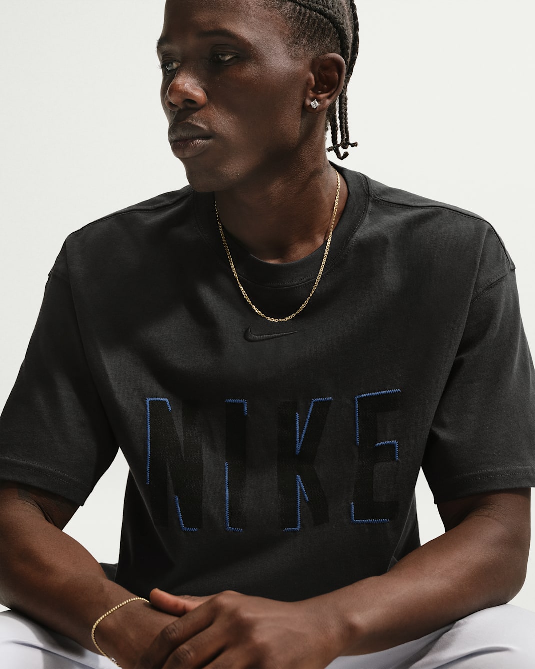 Nike Sportswear Men's T-Shirt - Off Noir